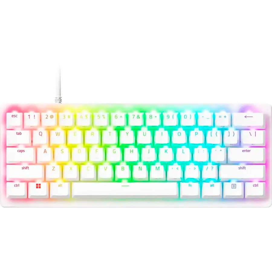 Anúncio: Teclado Razer Huntsman V3 Pro Mini 60% RGB USB Esports Gaming US Branco – RZ03-04991800-R3U1