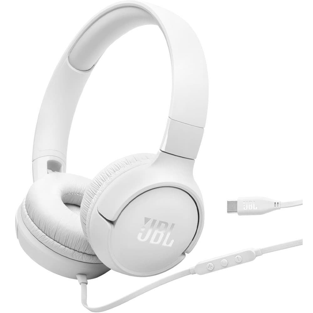 Anúncio: Fone de Ouvido JBL T520C USB-C – Branco JBLT520CWHTAM