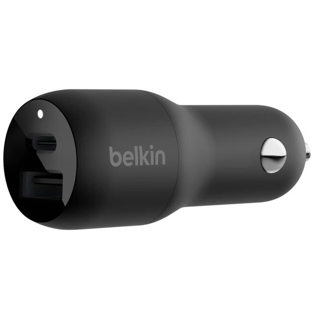 Anúncio: Carregador de Carro Belkin 37W USB-C 25W+ USB-A 12W – Preto CCB004BTBK