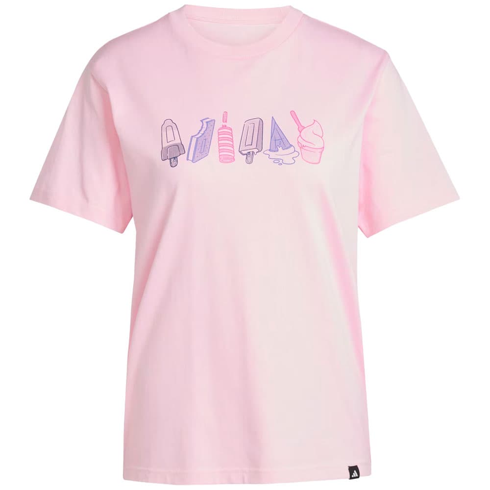 Anúncio: Camiseta adidas Feminino W L Food Tee XS True Pink – JN8272