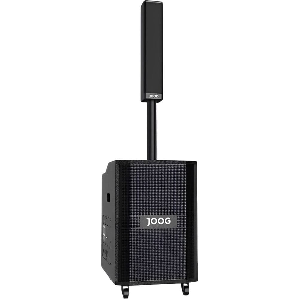 Anúncio: Caixa de Som Portátil Joog JK30 USB/TF/Bluetooth/Karaokê/2 Microfones 380W RMS – Preto
