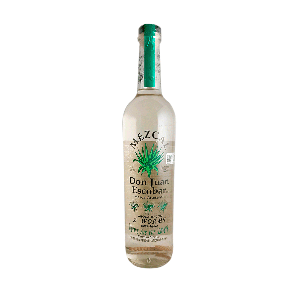Anúncio: Tequila Don Juan Escobar 2 Worms Mezcal 700ML