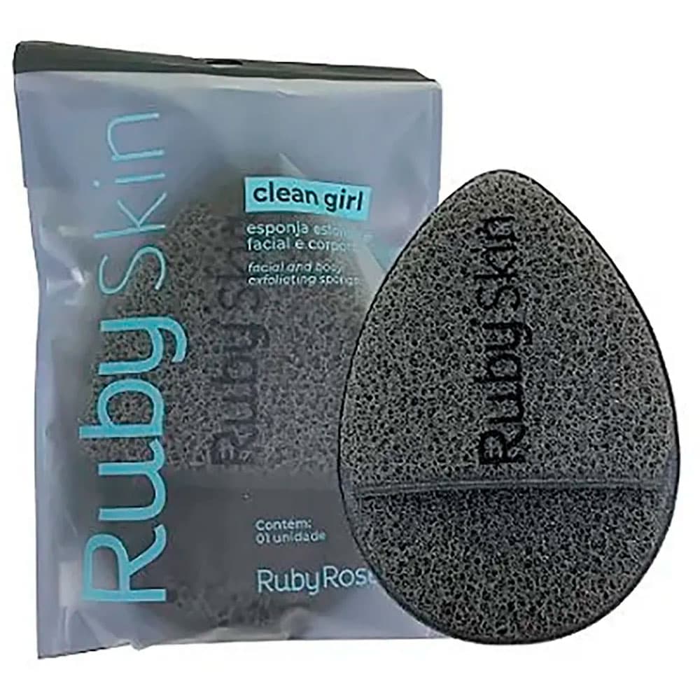 Anúncio: Esponja Esfoliante Ruby Rose HB A7000-2 Puff Clean Girl (UND)