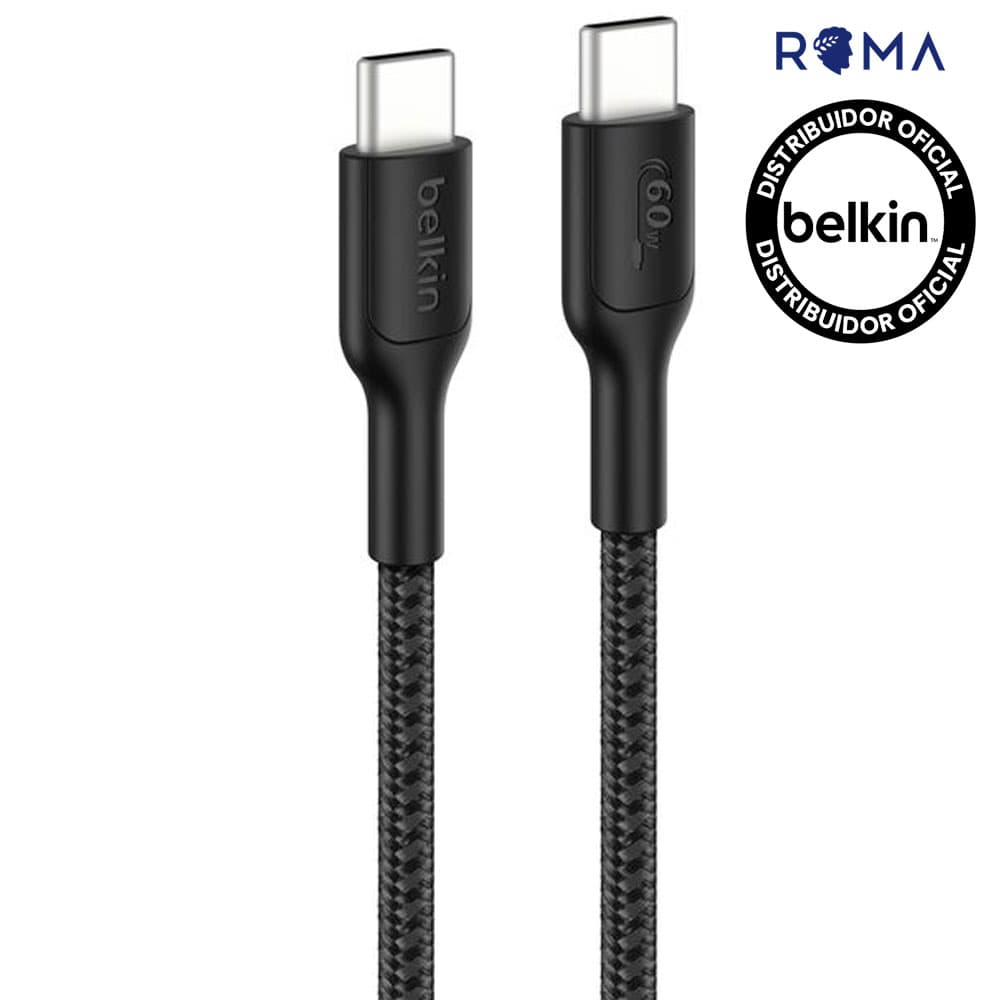 Anúncio: Cabo Belkin USB-C/USB-C 2M 60W Switch 2 Braided Preto ENA008FQ2MBK