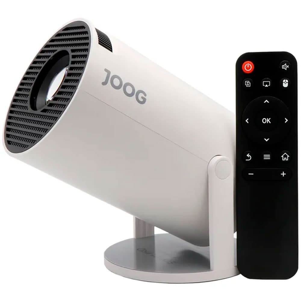 Anúncio: Projetor Joog Smart SCP-01 Pro 4K Android USB HDMI/Bluetooh/Wi-Fi