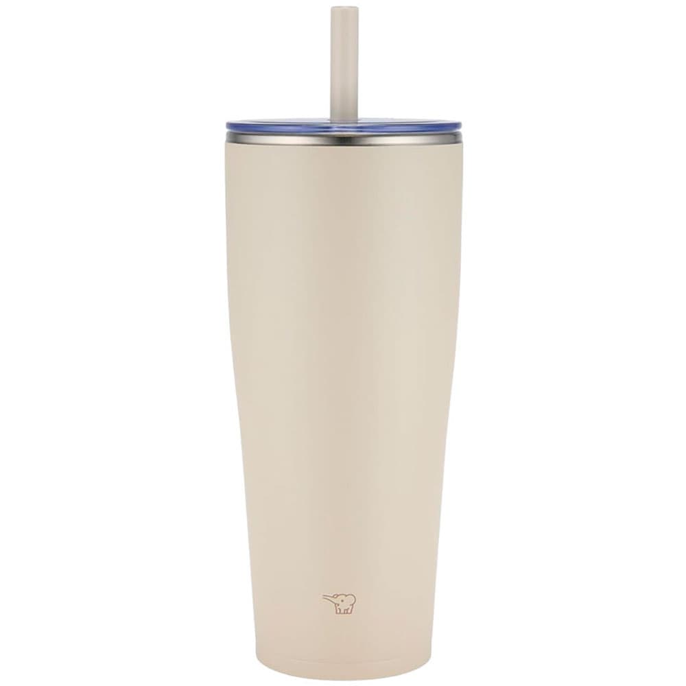 Anúncio: Copo Térmico Zojirushi SX-HA89HACMCOM Com Canudo Encaixe Carro Inox 890ML – Bege