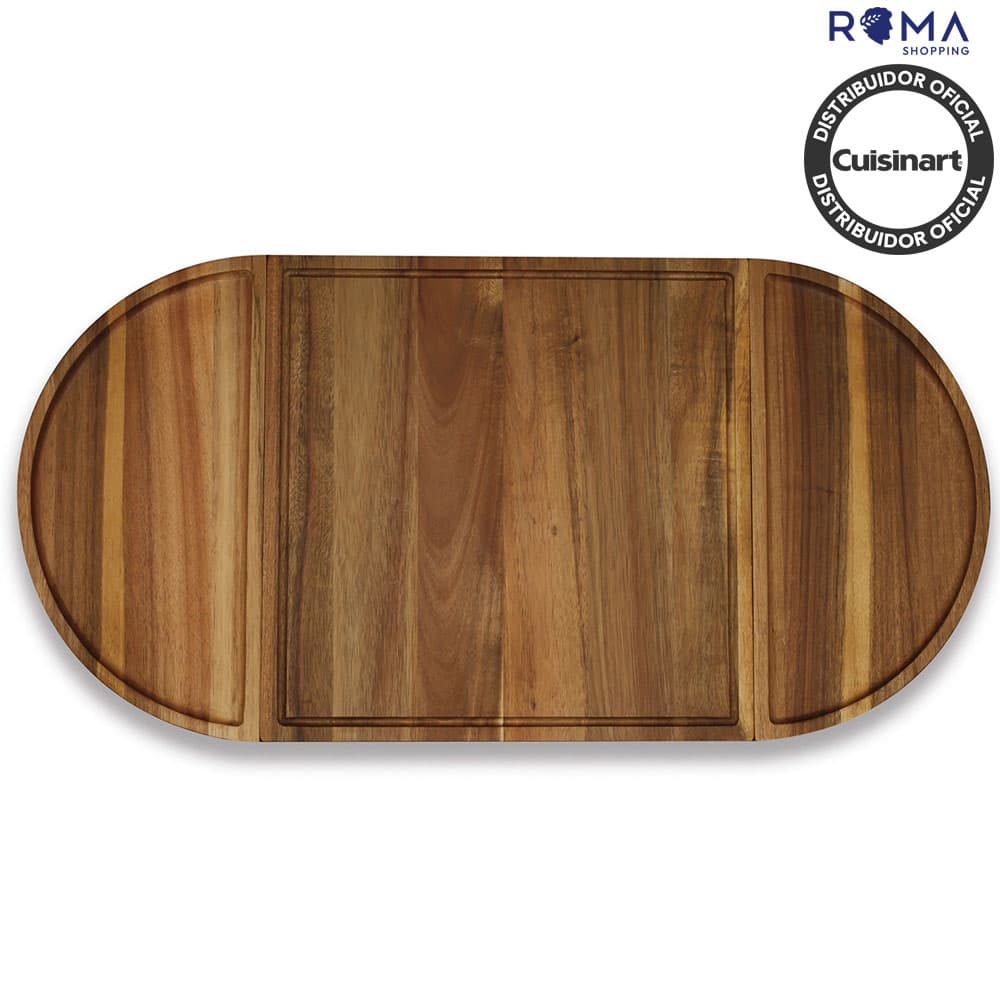 Anúncio: Tábua de Corte Oval Cuisinart CWB-AMOC Madeira de Acácia
