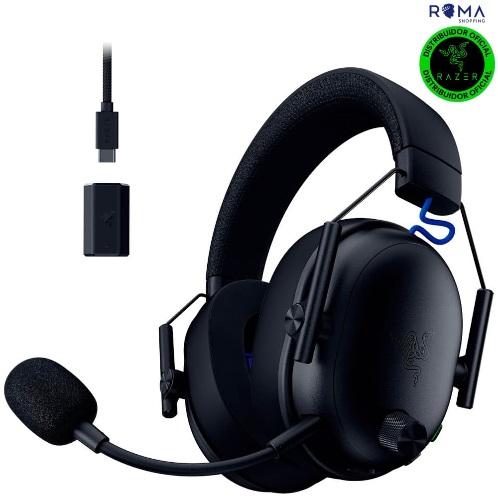 Anúncio: Headset Razer BlackShark V3 PlayStation NASA Wireless Preto – RZ04-05410300-R3UA