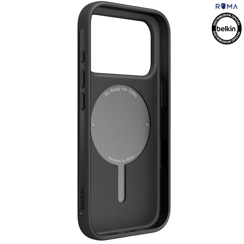 Anúncio: Case Belkin iPhone 17 Pro Max SheerForce Dual Layer Candy Soft Preto – MSA040FQBK