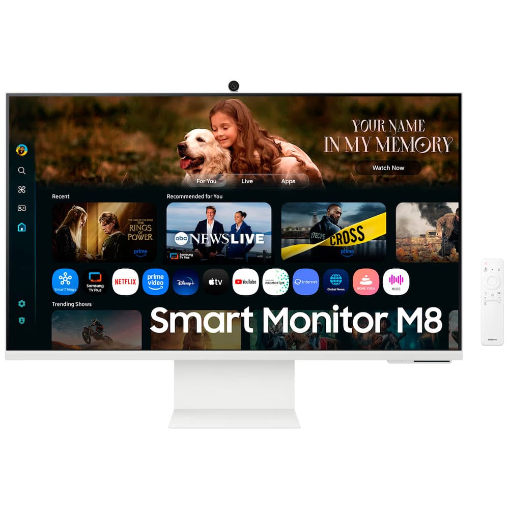 Anúncio: Monitor Samsung LS32FM801UNXZA 32” Flat, 4K (3.840 x 2.160), 4ms (GTG), 1 EA, Smart