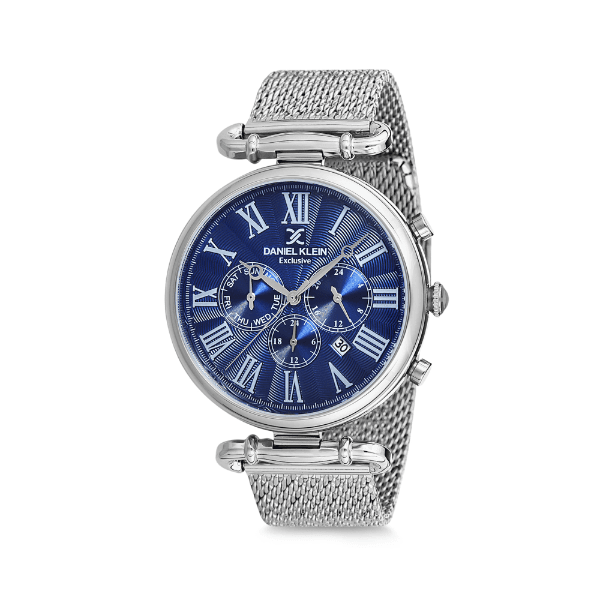 Anúncio: Relógio Analógico Masculino Daniel Klein Exclusive DK12148-4  - Prata e Azul