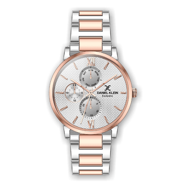 Anúncio: Relógio Analógico Feminino Daniel Klein Exclusive DK.1.12386-3 - Prata e Rosa Ouro