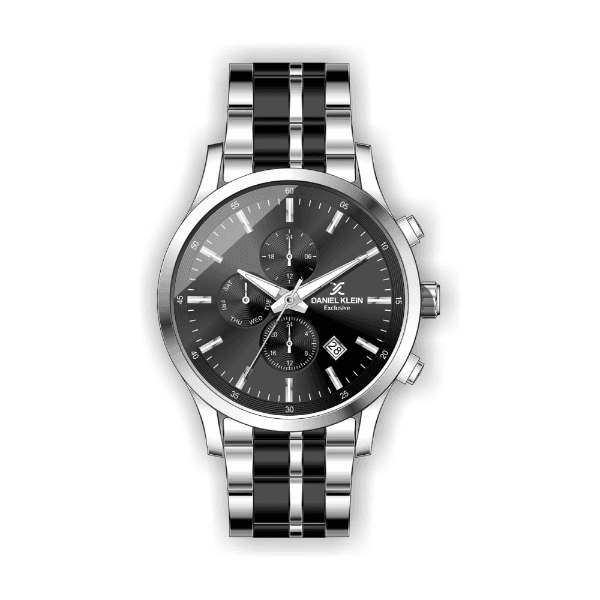 Anúncio: Relógio Analógico Masculino Daniel Klein Exclusive DK.1.12366-2 - Prata e Preto