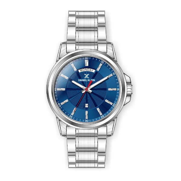 Anúncio: Relógio Analógico Masculino Daniel Klein Premium DK.1.12365-2 - Prata e Azul