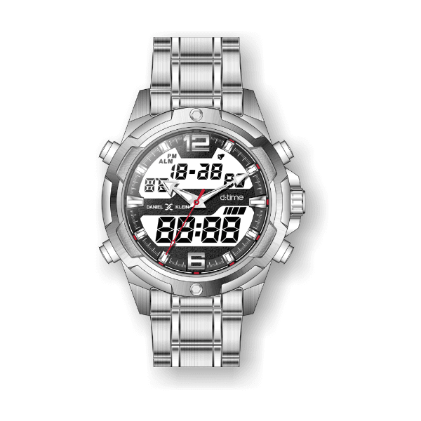 Anúncio: Relógio Digital Masculino Daniel Klein D:Time DK.1.12355-2 - Prata e Preto