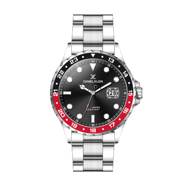 Anúncio: Relógio Analógico Masculino Daniel Klein Premium DK.1.12350-1 - Prata e Preto