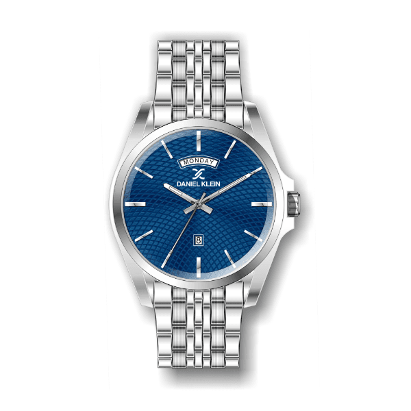Anúncio: Relógio Analógico Masculino Daniel Klein Premium DK.1.12337-3 - Prata e Azul