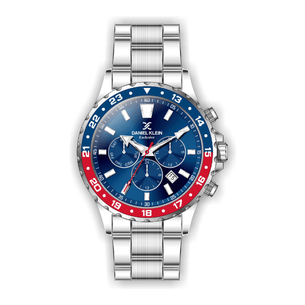 Anúncio: Relógio Analógico Masculino Daniel Klein Exclusive DK.1.12333-3 - Prata e Azul