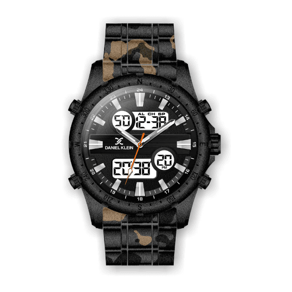 Anúncio: Relógio Analógico-Digital Masculino Daniel Klein D Time DK.1.12329-4 - Camuflado
