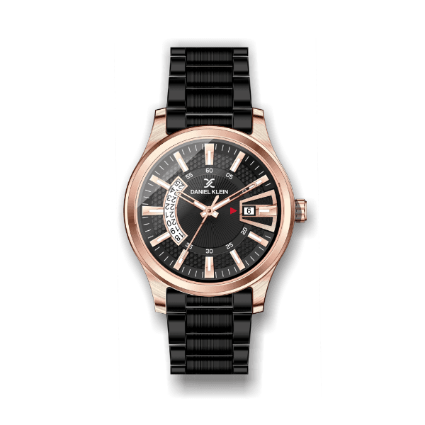 Anúncio: Relógio Analógico Masculino Daniel Klein Premium DK.1.12313-4 - Preto e Rosa Ouro