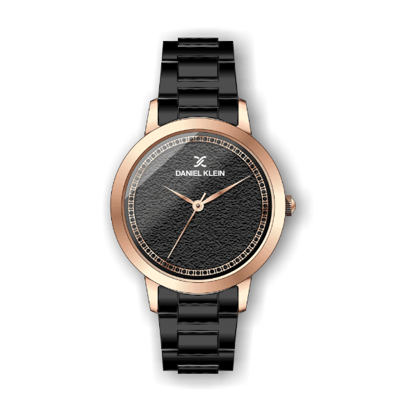 Anúncio: Relógio Analógico Feminino Daniel Klein Premium DK.1.12310-6 - Preto e Rosa Ouro