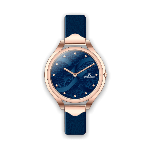 Anúncio: Relógio Analógico Feminino Daniel Klein Premium DK.1.12268-3 - Rosa Ouro e Azul