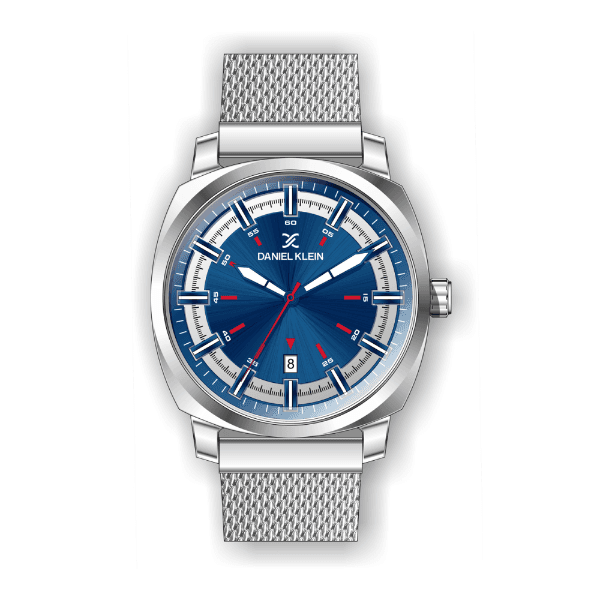 Anúncio: Relógio Analógico Masculino Daniel Klein Premium DK.1.12257-3 - Prata e Azul