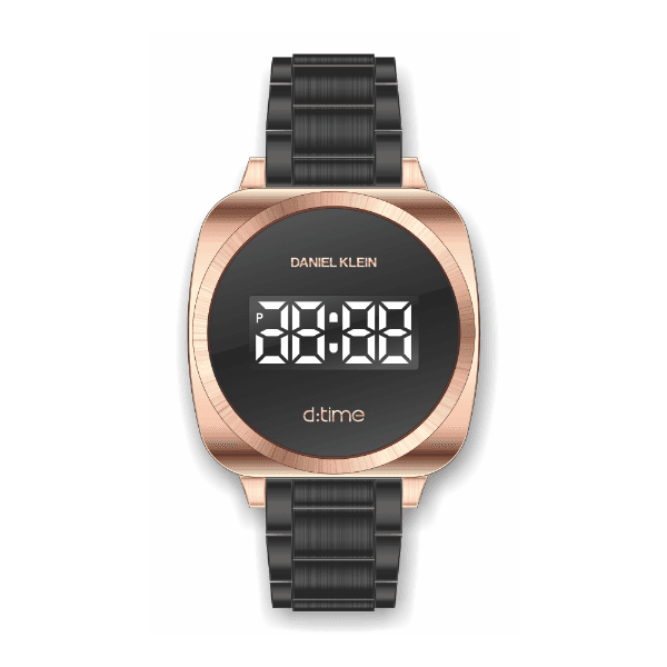 Anúncio: Relógio Digital Daniel Klein D.Time DK12253-2 - Rosa Ouro e Preto