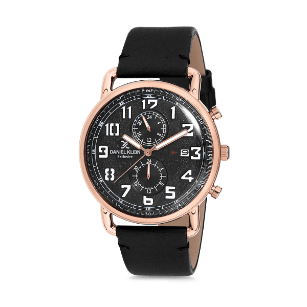 Anúncio: Relógio Analógico Masculino Daniel Klein Exclusive DK12245-5 - Preto e Rosa Ouro