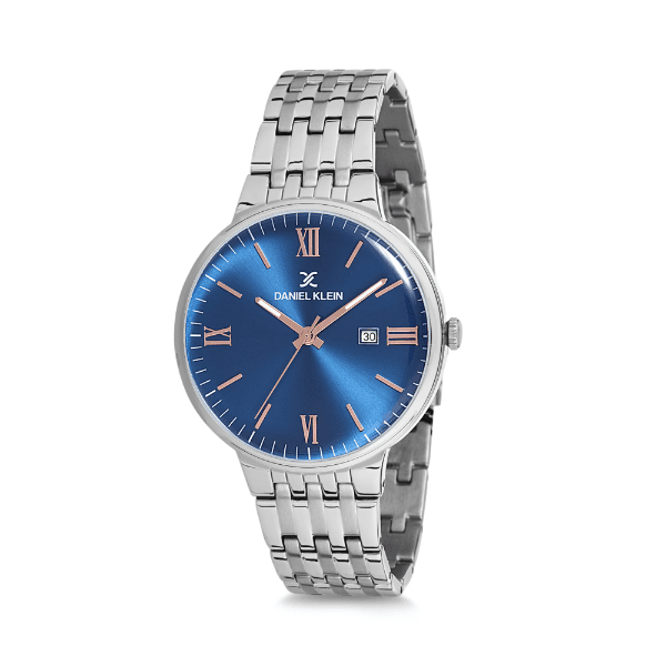 Anúncio: Relógio Analógico Masculino Daniel Klein Premium DK12242-6 - Prata e Azul