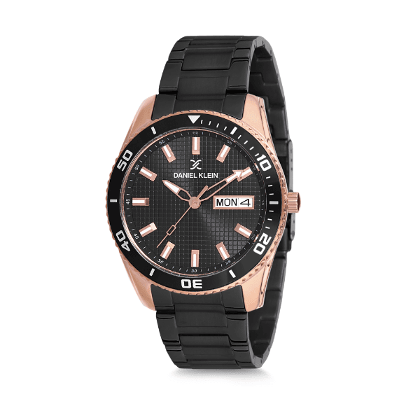 Anúncio: Relógio Analógico Masculino Daniel Klein Premium DK12237-4 - Preto e Rosa Ouro