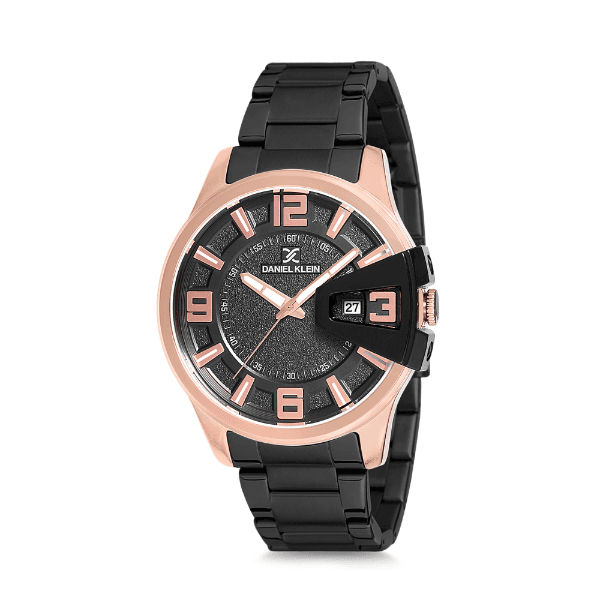 Anúncio: Relógio Analógico Masculino Daniel Klein Premium DK12231-2 - Preto e Rosa Ouro