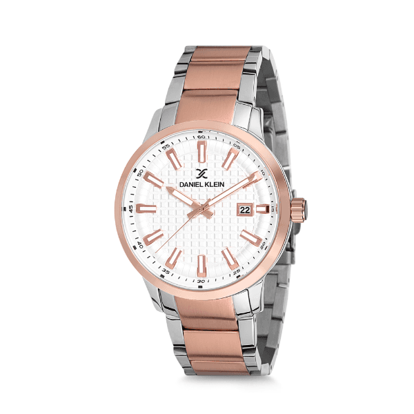 Anúncio: Relógio Analógico Masculino Daniel Klein Premium DK12230-3 - Rosa Ouro e Prata