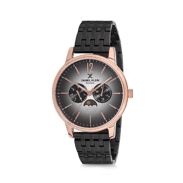 Anúncio: Relógio Analógico Masculino Daniel Klein Exclusive DK12226-2  - Preto e Rosa Ouro