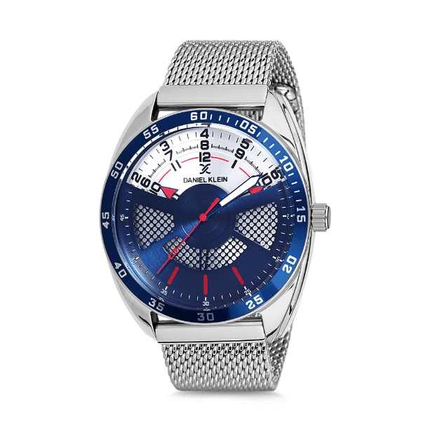 Anúncio: Relógio Analógico Masculino Daniel Klein Premium DK12221-2 - Prata e Azul