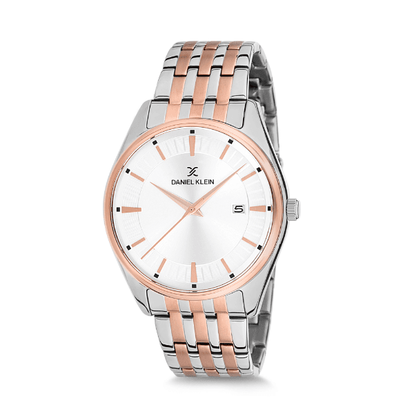 Anúncio: Relógio Analógico Masculino Daniel Klein Premium DK12219-4 - Prata e Rosa Ouro