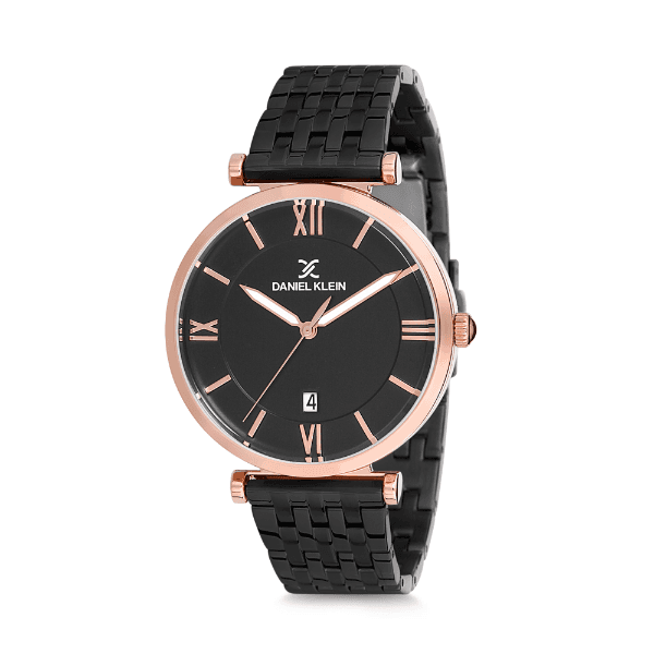Anúncio: Relógio Analógico Masculino Daniel Klein Premium DK12217-6 - Preto e Rosa Ouro