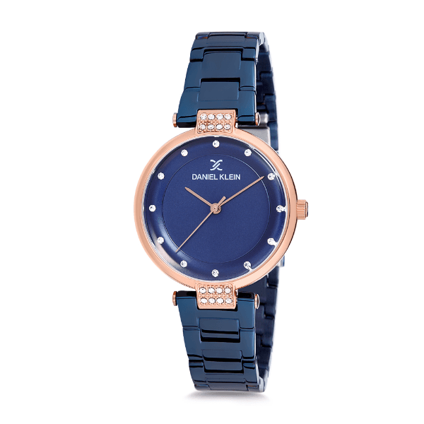 Anúncio: Relógio Analógico Feminino Daniel Klein Premium DK12198-5 - Azul e Rosa Ouro