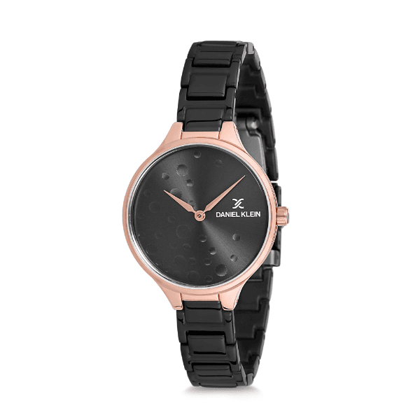 Anúncio: Relógio Analógico Feminino Daniel Klein Fiord DK12196-7 - Rosa Ouro e Preto