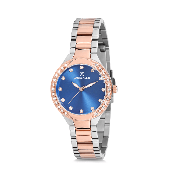 Anúncio: Relógio Analógico Feminino Daniel Klein Premium DK12195-5 - Prata e Rosa Ouro