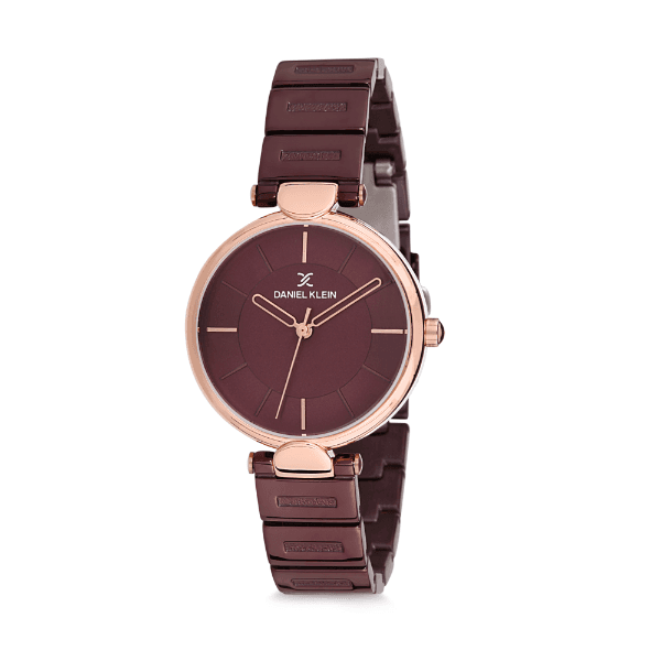 Anúncio: Relógio Analógico Feminino Daniel Klein Premium DK12190-5 - Bordô e Rosa Ouro
