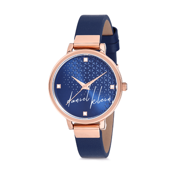 Anúncio: Relógio Analógico Feminino Daniel Klein Trendy DK12181-6 - Azul e Rosa Ouro