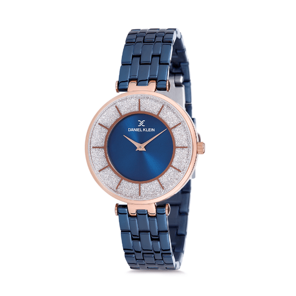 Anúncio: Relógio Analógico Feminino Daniel Klein Premium DK12176-5 - Azul e Rosa Ouro