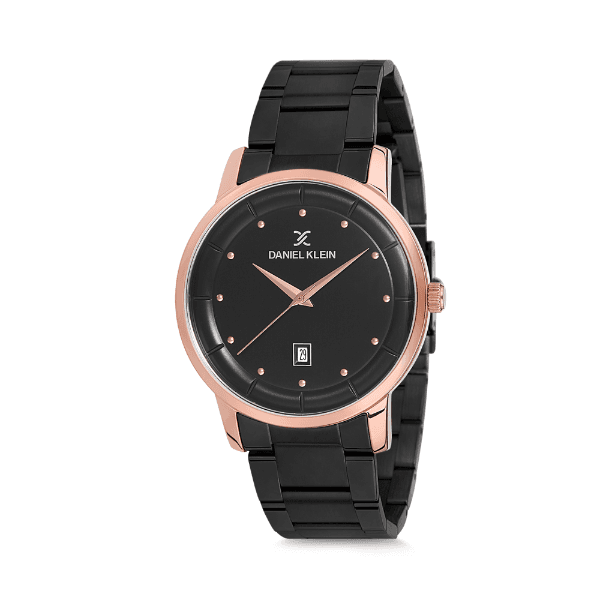 Anúncio: Relógio Analógico Masculino Daniel Klein Premium DK12170-6 - Preto e Rosa Ouro