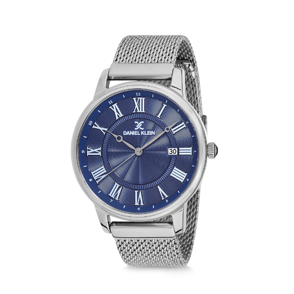 Anúncio: Relógio Analógico Masculino Daniel Klein Premium DK12168-5 - Prata e Azul Escuro
