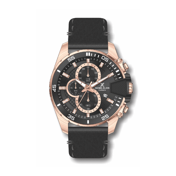 Anúncio: Relógio Analógico Masculino Daniel Klein Exclusive DK12035-6 - Rosa Ouro e Preto
