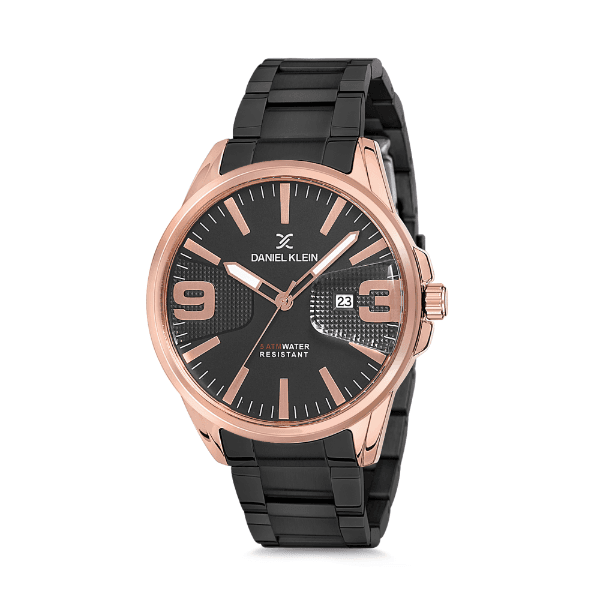 Anúncio: Relógio Analógico Masculino Daniel Klein Premium DK12150-3 - Preto e Rosa Ouro