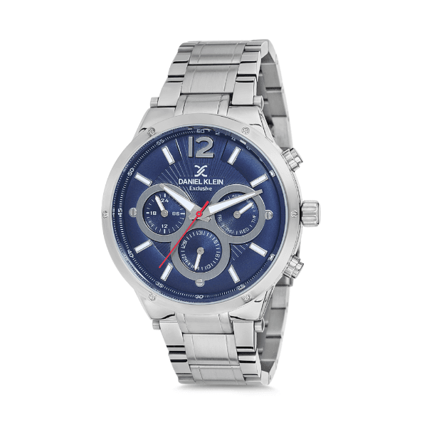 Anúncio: Relógio Analógico Masculino Daniel Klein Exclusive DK12137-3 - Prata e Azul