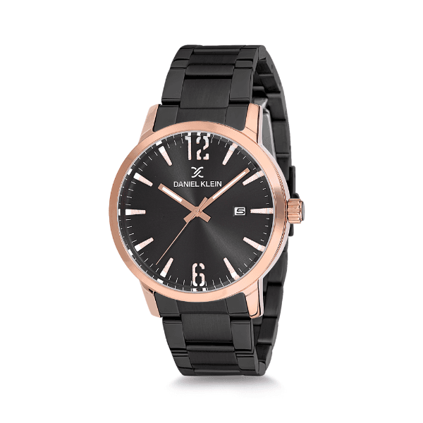Anúncio: Relógio Analógico Masculino Daniel Klein Premium DK12129-5 - Preto e Rosa Ouro