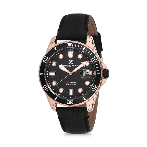 Anúncio: Relógio Analógico Masculino Daniel Klein Premium DK12121-4 - Preto e Rosa Ouro